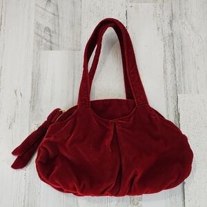 Bath & Body Works Elegant Red Velvet Handbag holiday special occasion